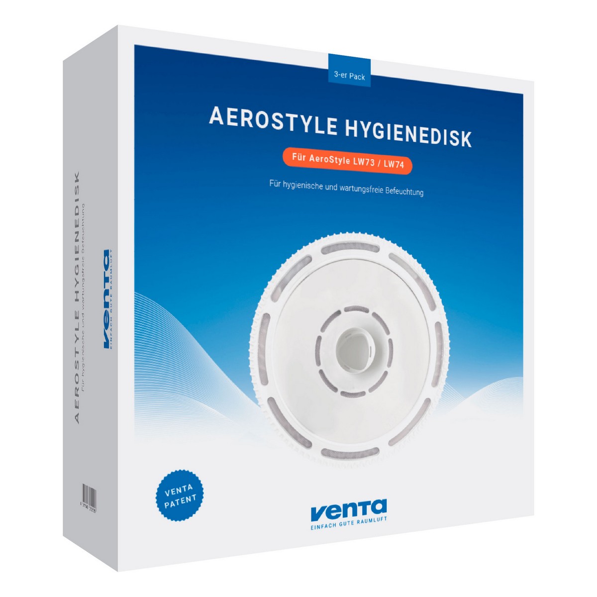 Гигиенический диск Venta х 3 шт для Aerostyle LW73/LW74 (2121400)