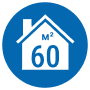 60 м² 60 м²